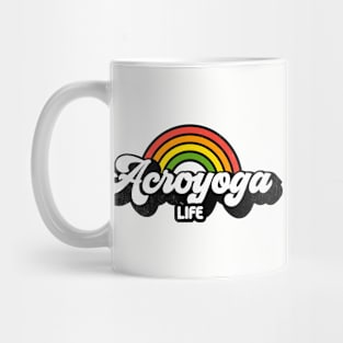 Groovy Rainbow Acroyoga Life Mug